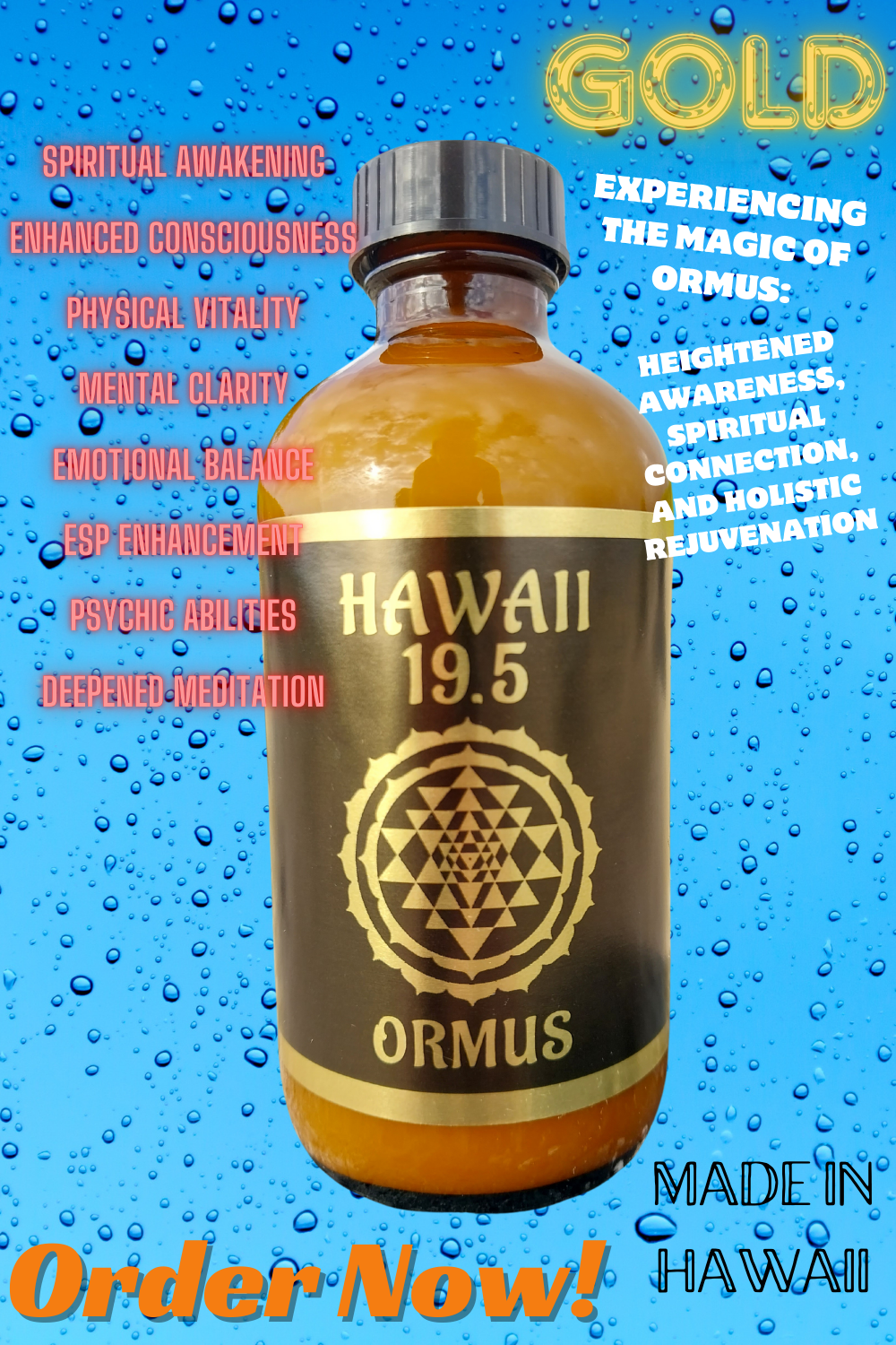 Ormus Monoatomic Gold 8oz | Ormus Platinum Formula